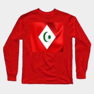 flag of Rif al Hoceima nador tetouan berkan Long Sleeve T-Shirt